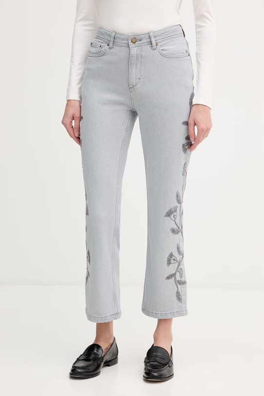 Hoss Intropia jeansy flare damskie szary 8023248