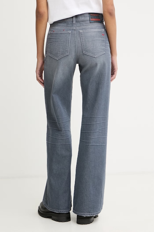 Odzież Diesel jeansy wide leg damskie 1979 D-AKEMI L.32 A03624.007DE niebieski
