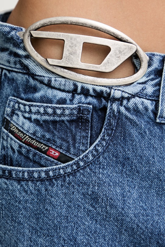 Diesel jeansy wide leg damskie 1996 D-SIRE-S4 L.32 niebieski A21717.0ADCD