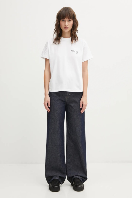 Carhartt WIP jeansy W Jane Pant granatowy I030497.102