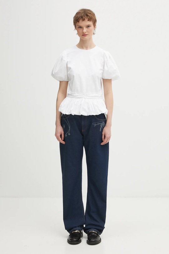 Carhartt WIP jeansy W Brandon Pant I035892.101 niebieski