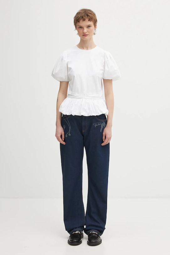 Carhartt WIP jeansy W Brandon Pant I035892.101 niebieski