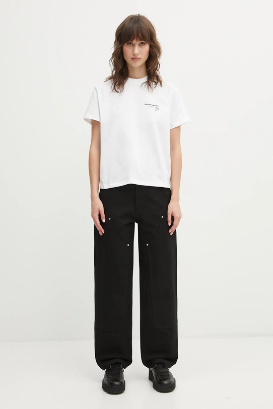 Carhartt WIP spodnie W Brandon Double Knee Pant I036352.8901 czarny