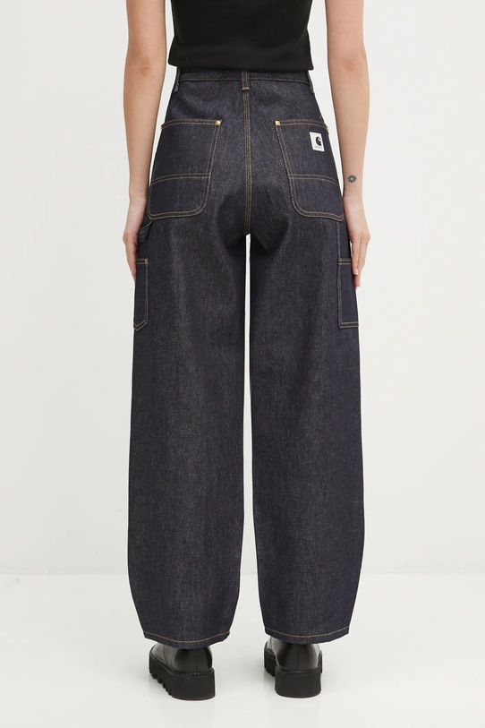 Abbigliamento Carhartt WIP jeans W Brandon Double Knee Pant I036323.101 blu navy