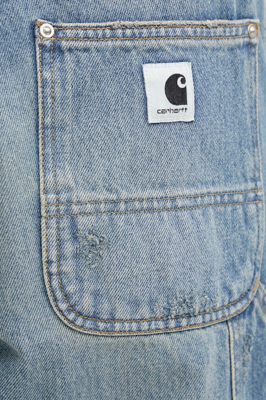 Дънки Carhartt WIP W Brandon Double Knee Pant син I036323.01B7