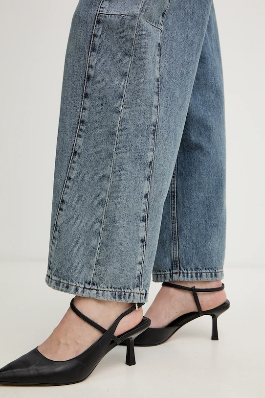 OUI jeansy 96141 granatowy