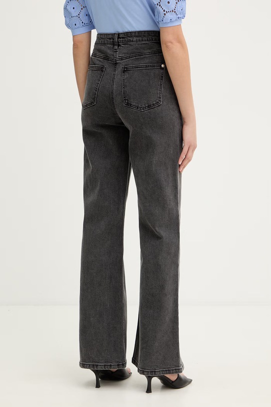 Odzież Morgan jeansy bootcut damskie PEVE czarny