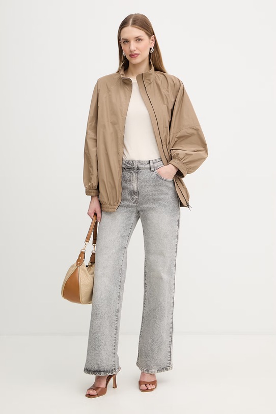 Morgan jeansy PIGRIM szary SS26