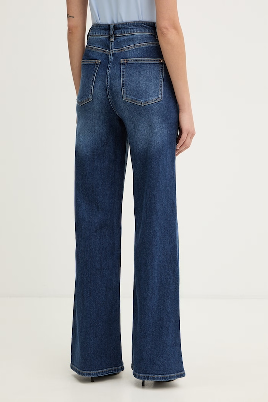 Odzież Morgan jeansy straight damskie PIZET niebieski