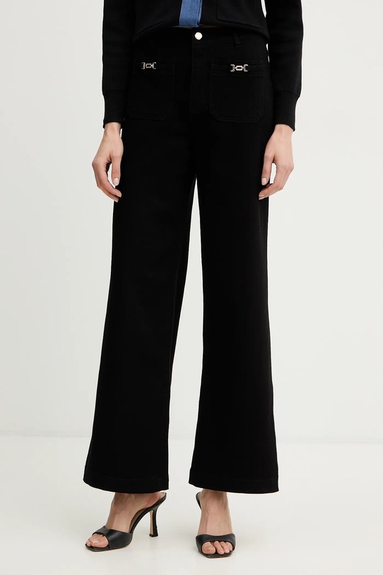 Morgan jeansy czarny PSOFT1