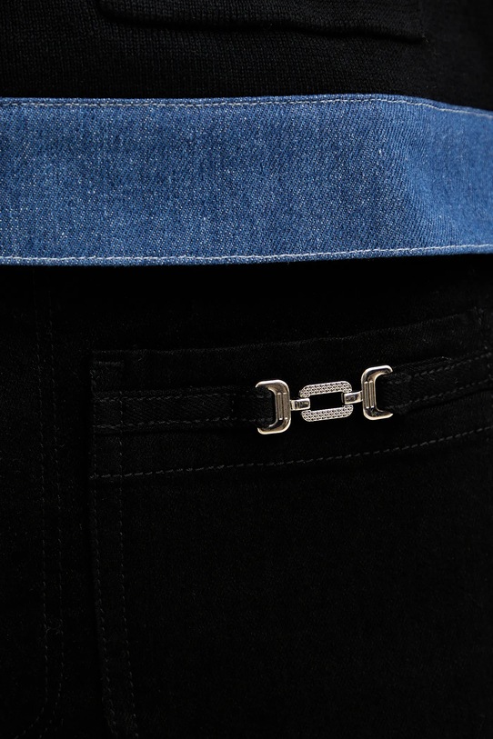 Morgan jeansy czarny PSOFT1