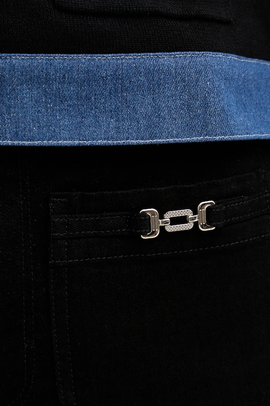 Morgan jeansy czarny PSOFT1