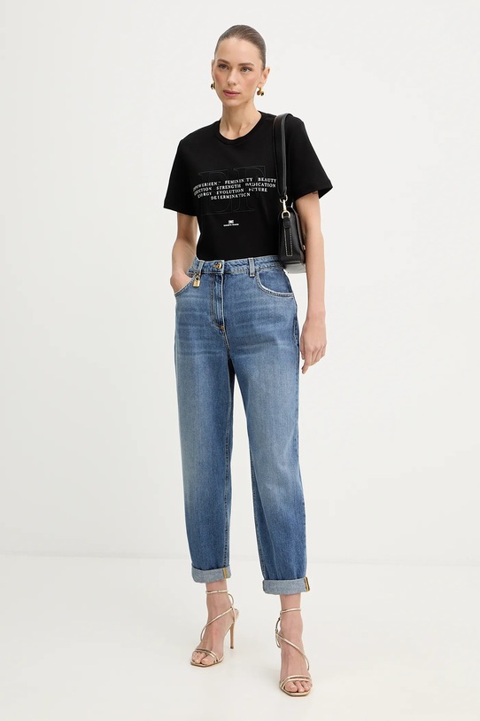 Elisabetta Franchi jeansy PJ27D61E2 niebieski SS26