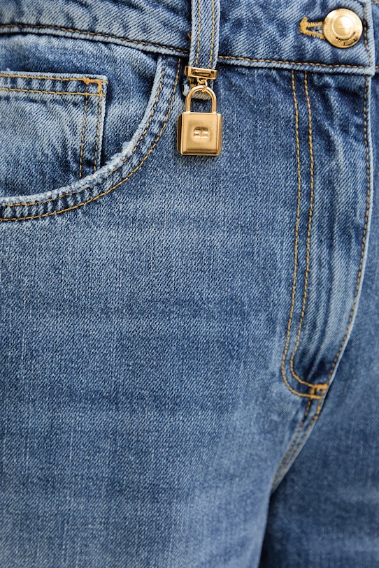 Elisabetta Franchi jeansy niebieski PJ27D61E2