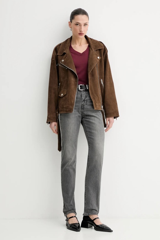 Τζιν παντελόνι Levi's WEDGIE 003NE γκρί SS26