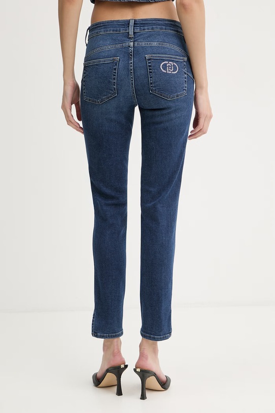 Odzież Liu Jo jeansy skinny damskie UA6012.DS085 granatowy