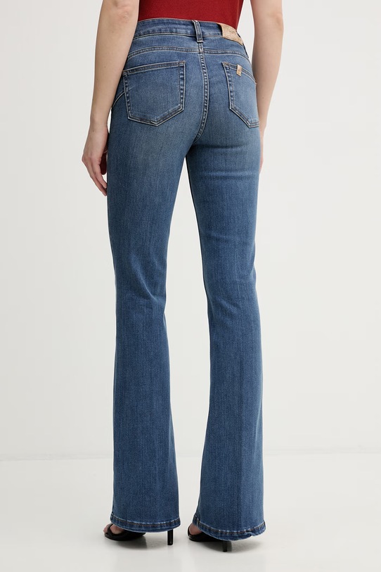 Odzież Liu Jo jeansy flare damskie UA6015.D0318 niebieski