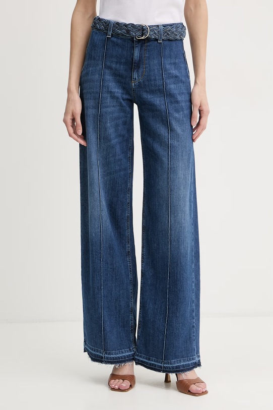 Liu Jo jeansy flare damskie granatowy UA6084.D0275