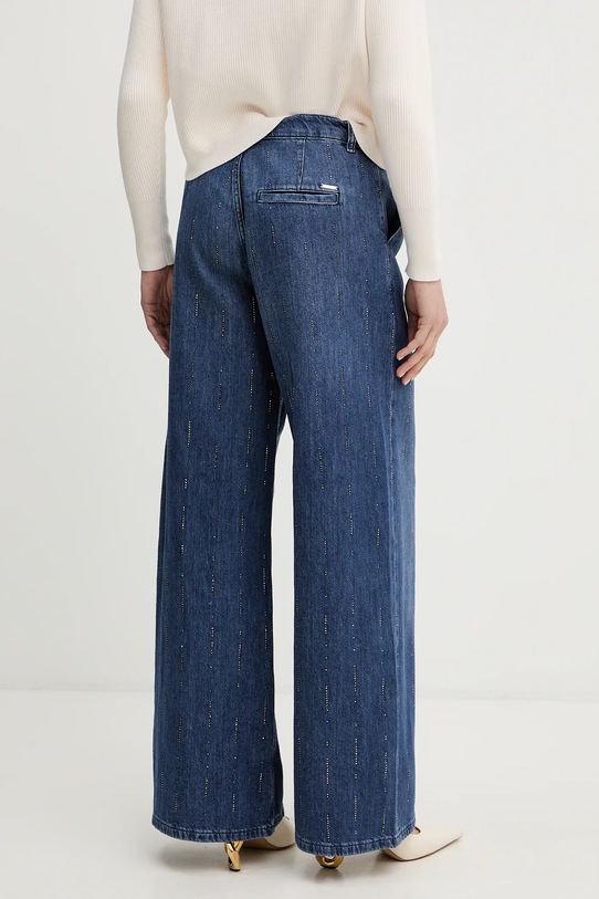 Odzież Liu Jo jeansy z domieszką lnu UA6108.D0315 granatowy