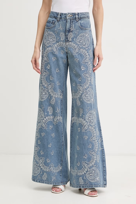 Liu Jo jeansy flare damskie niebieski UA6147.D0313