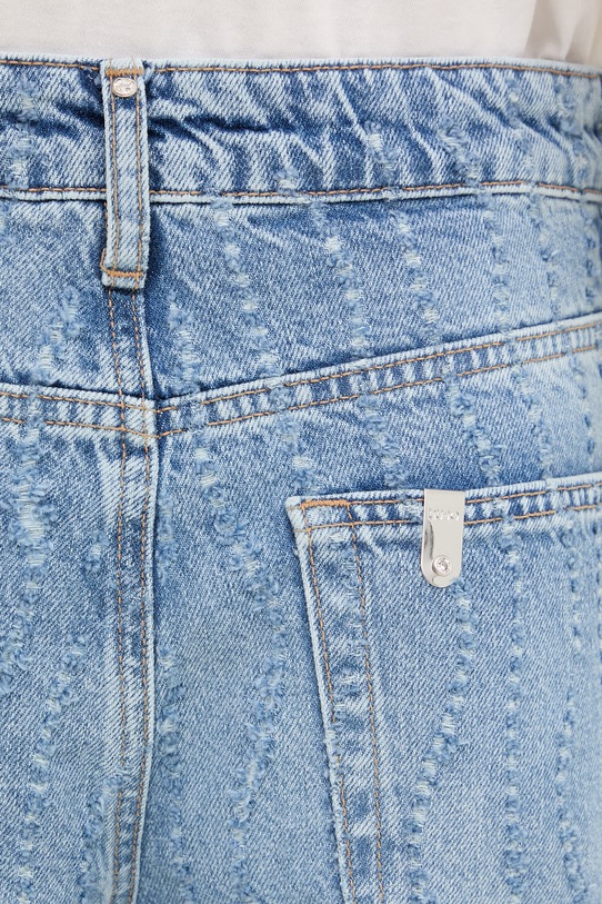 Liu Jo jeansy wide leg damskie niebieski UA6195.D0316