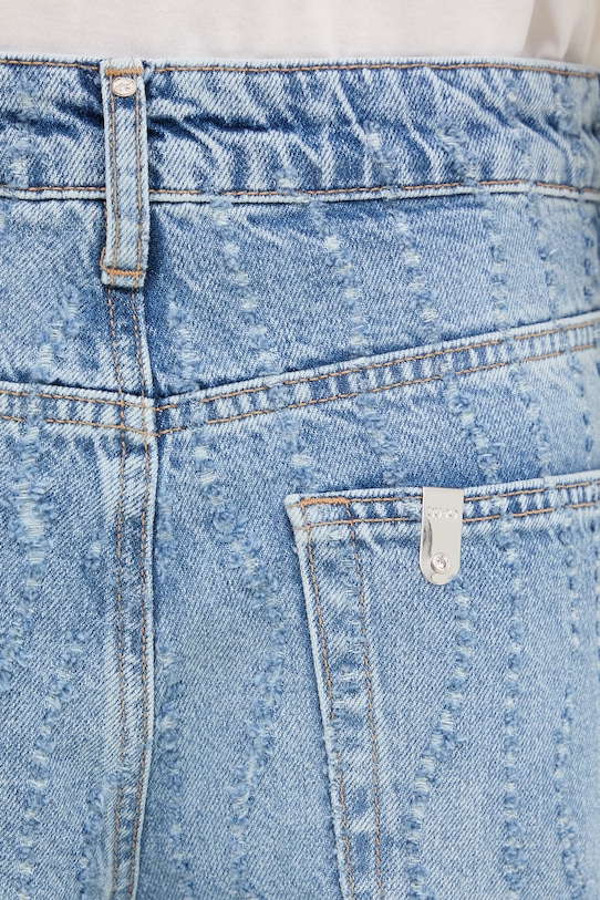 Liu Jo jeansy wide leg damskie niebieski UA6195.D0316