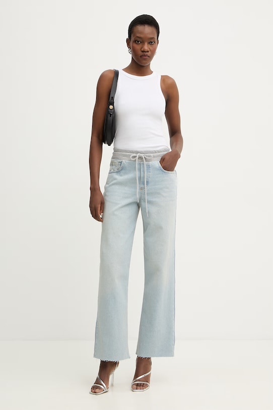 Παντελόνι Liu Jo UA6214.D0340 μπλε SS26