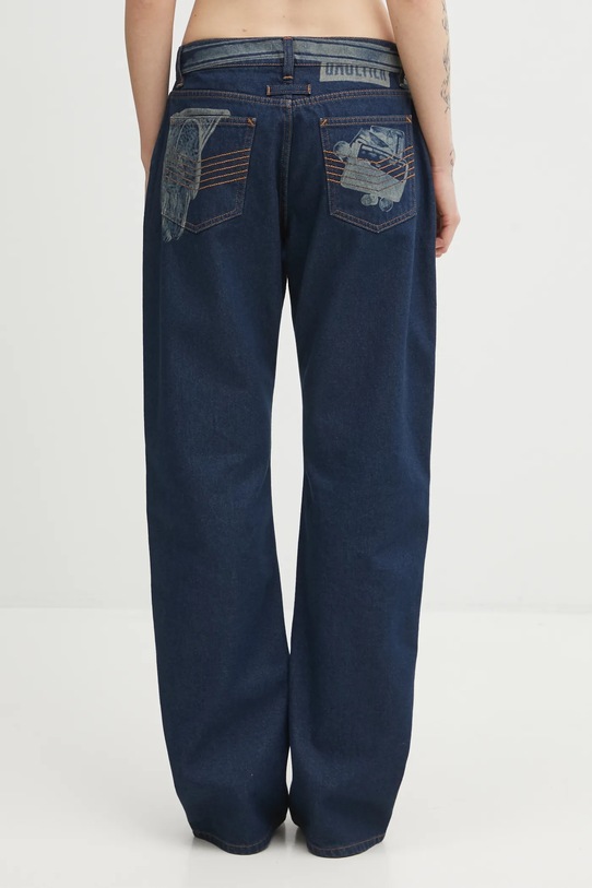 Îmbrăcăminte Jean Paul GAULTIER jeans Trompe L'oeil Print 26.01.W.TR060.D027 albastru