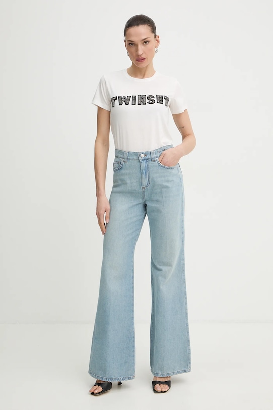 Marella jeansy WLEG 2613181014200 niebieski SS26