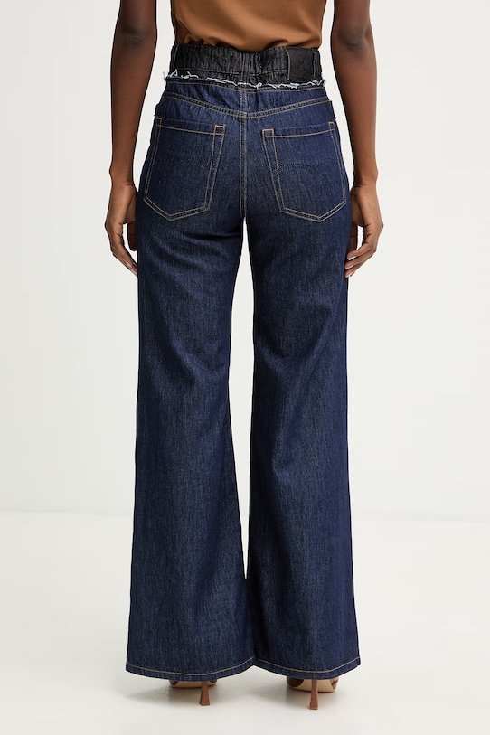 Odzież Marella jeansy WLEG 2613181014200 granatowy