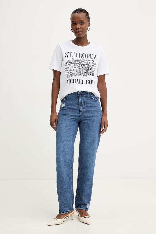 Marella jeansy regular damskie TOMBOY 2613181034200 niebieski SS26