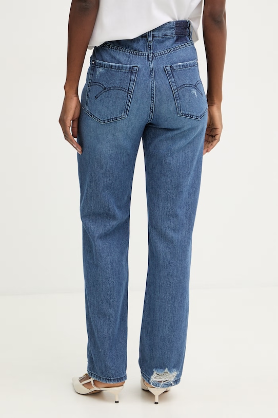 Odzież Marella jeansy regular damskie TOMBOY 2613181034200 niebieski