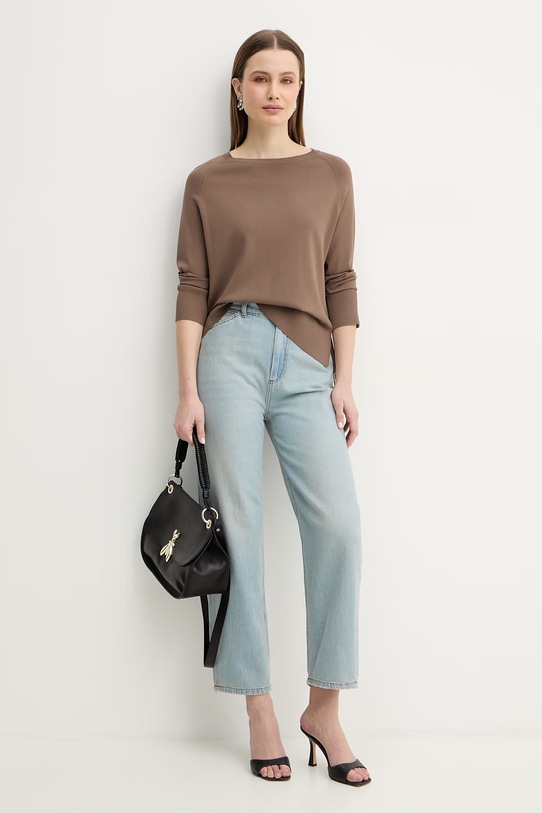 Marella jeansy MOM1 2613181054200 niebieski SS26