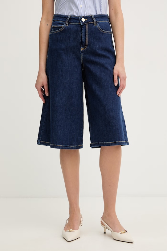 Marella szorty damskie jeansowe Emme by Marella niebieski 2615181131200