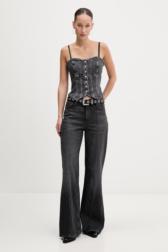 Guess Jeans jeansy W6RA0R.D5M7B szary SS26