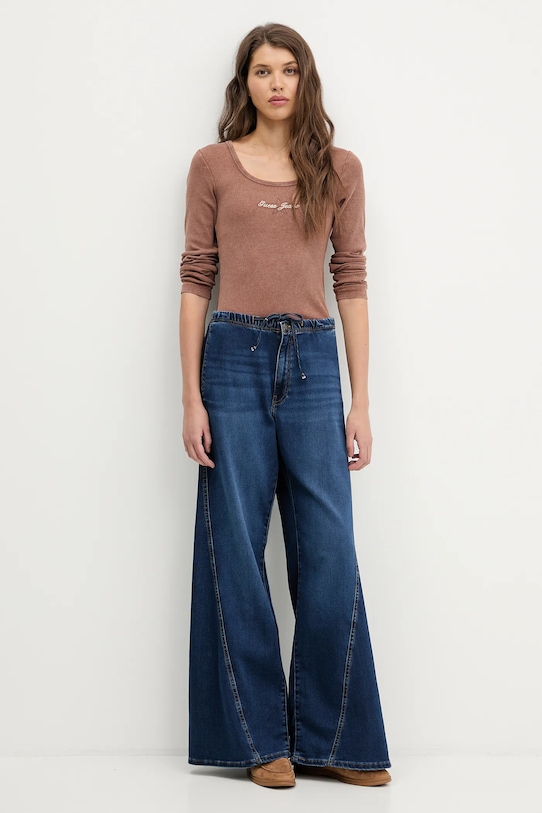 Guess Jeans jeansy W6RA2J.D6541 niebieski SS26