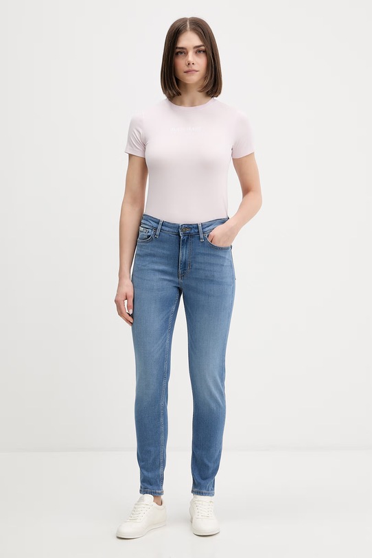 Guess Jeans skinny kavbojke ženske W6RA92.D7044 modra SS26