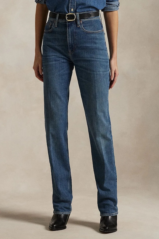 Polo Ralph Lauren jeans LOW STR DENIM high albastru 211969392001