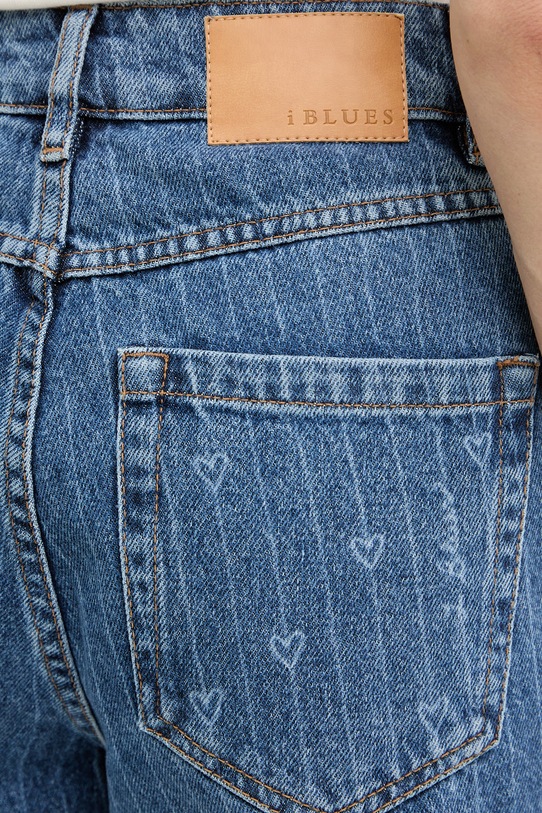 iBlues jeansy wide leg damskie NINAHEARTS niebieski 2617181081200