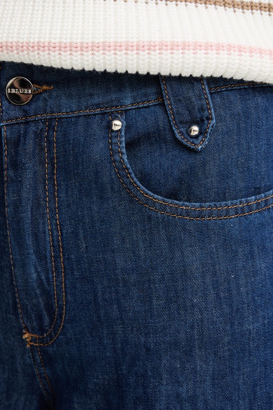 iBlues jeansy wide leg damskie NINASUMMER niebieski 2617181012200