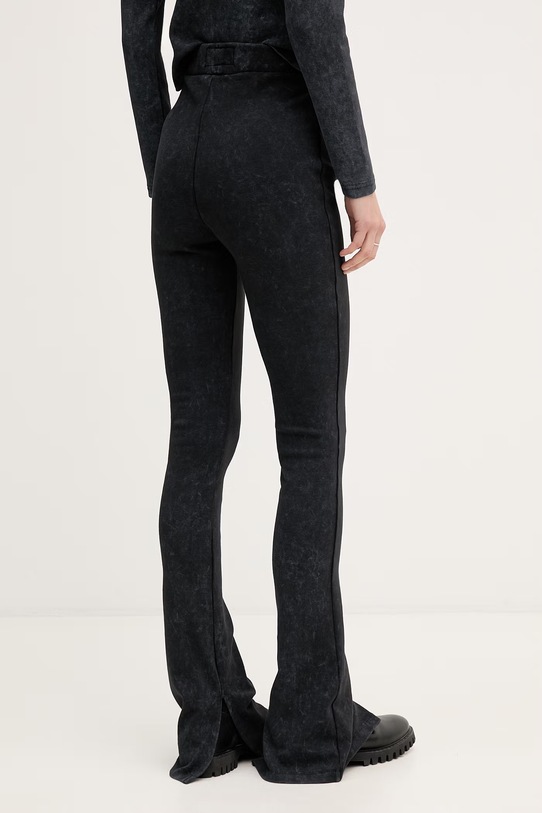 Odzież Alpha Industries legginsy damskie bawełniane z elastanem World Flared Pant W 266020 szary