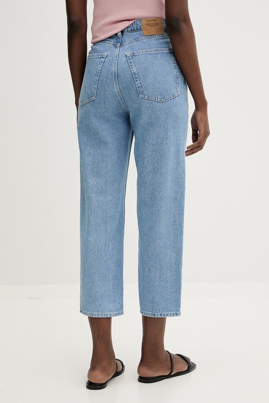 Odzież American Vintage jeansy relaxed fit damskie JOY11M niebieski