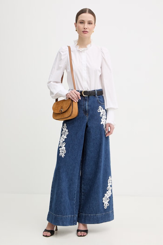 Twinset jeansy 261AP2390 niebieski SS26