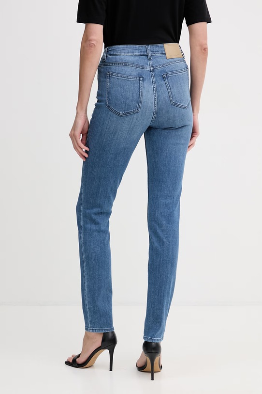 Odzież Trussardi jeansy skinny damskie P4559200343N niebieski