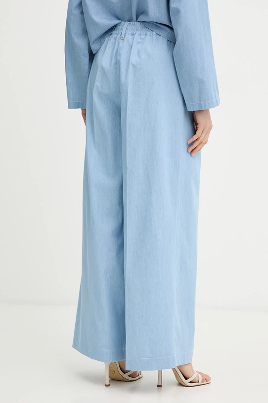 Одежда Хлопковые брюки Twinset 261TF2080 голубой