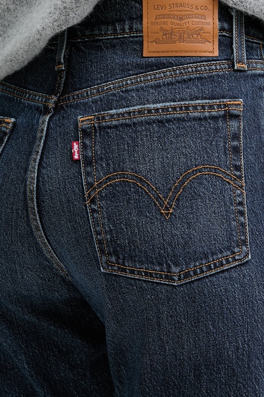 Τζιν παντελόνι Levi's WEDGIE STRAIGHT σκούρο μπλε 34964