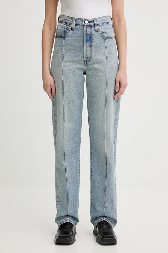 Rifle Levi's RIBCAGE FULL LENGTH modrá 79078.0063