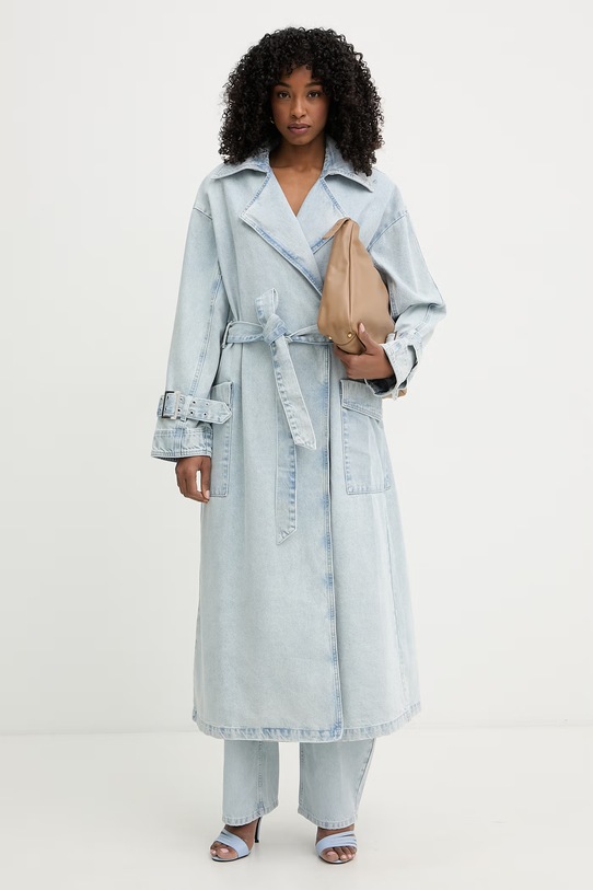 Gestuz jeansy relaxed fit damskie 10911015 niebieski SS26