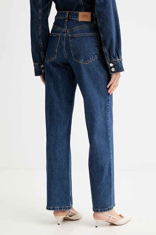 Odzież Gestuz jeansy straight damskie 10911018 niebieski
