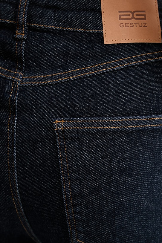 Gestuz jeansy wide leg damskie granatowy 10911301